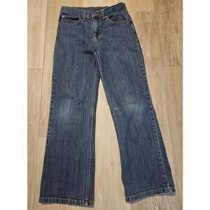 Faded Glory Elastic Waist Blue Denim Jeans Size 12R